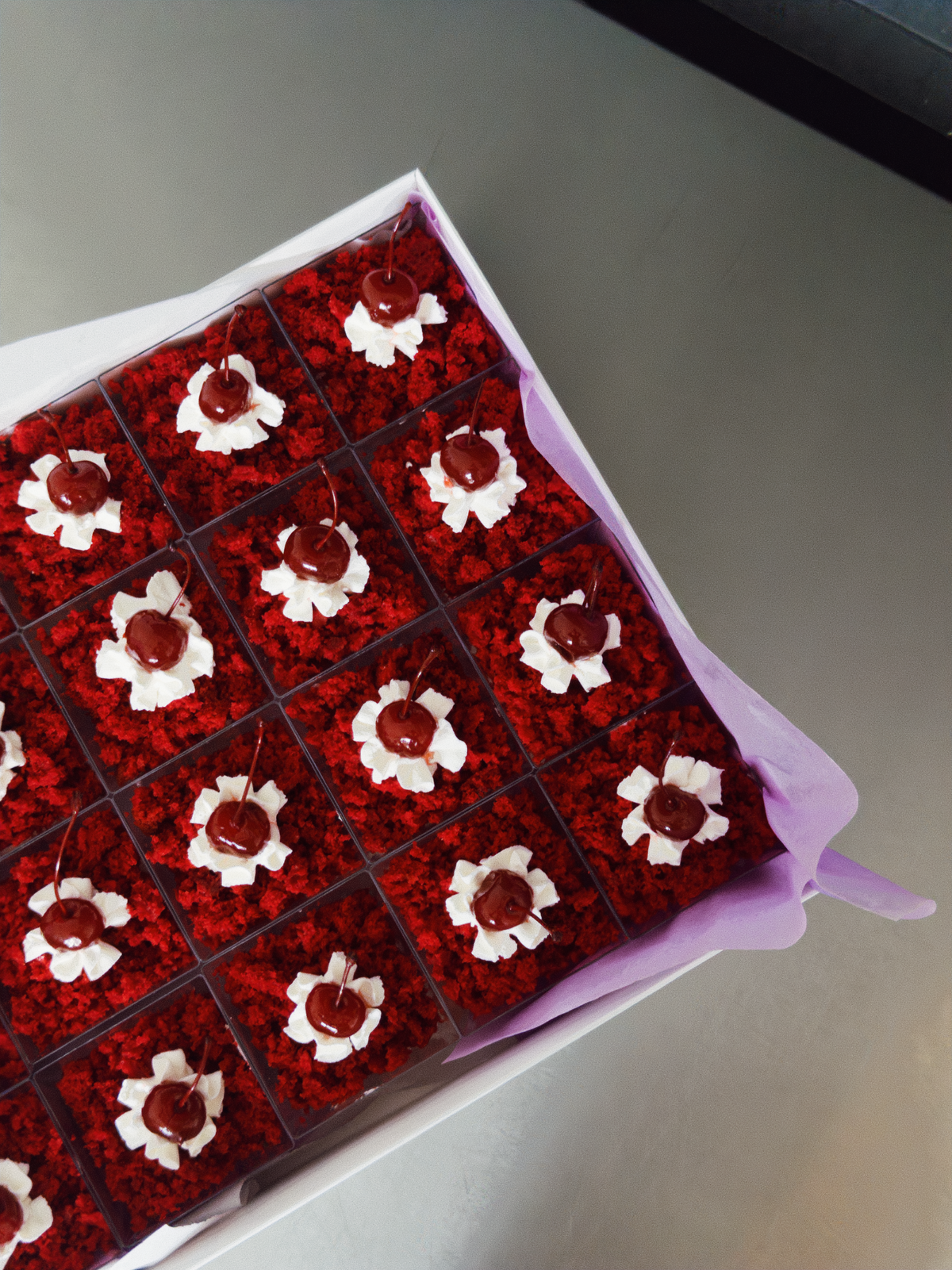 “Red Velvet” desertas | Trifle