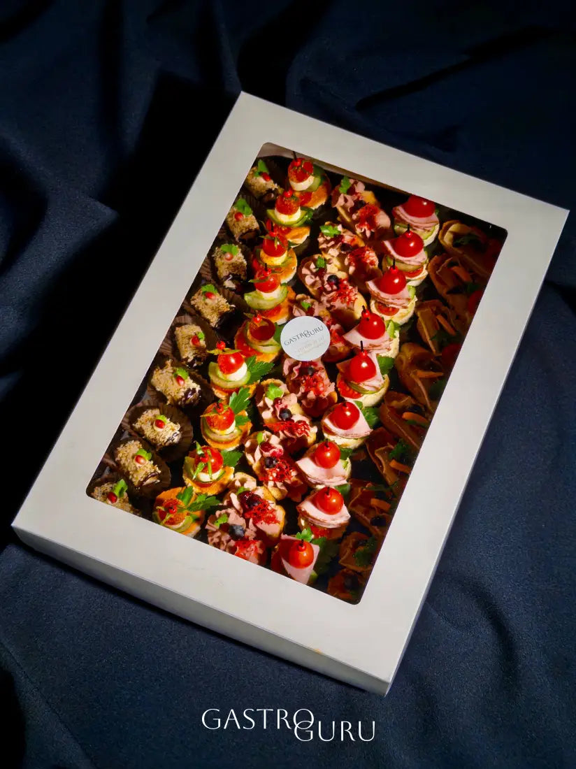 Vieno kąsnio užkandžių rinkinys - prabangus